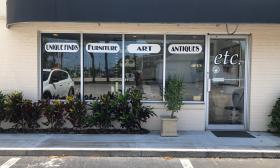 The exterior of ETC Furniture & Art in St. Augustine.