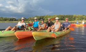 Family kayak adventures with GeoTrippin' Adventure Co. in St. Augustine, Florida
