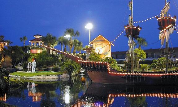 Fiesta Falls Miniature Golf is located next to La Fiesta Ocean Inn in St. Augustine Beach, FL.