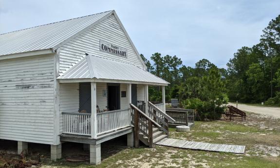 One of the historical buildings at the Florida Agricultural Museum in St. Augustine, FL.