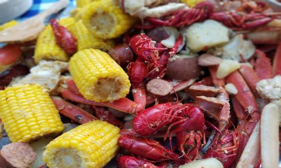 Lobster from Get Shuckin' in St. Augustine, FL.