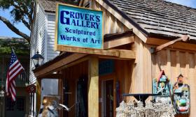Outside view of Grover's Gallery in St. Augustine, Fl 