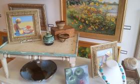 The Hubley Gallery in St. Augustine Beach offers fine art and crafts from regional artists.