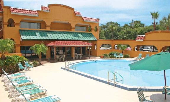 Days Inn Historic pool in downtown Saint Augustine.