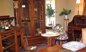 Furniture from various countries and time periods can be found in the Antique Warehouse in St. Augustine, Fl.