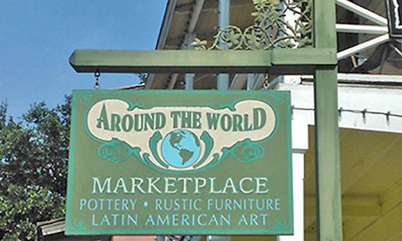 Around the World Marketplace located near the Old City Gates. 