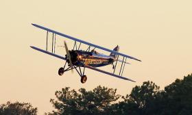 Soar above the St. Augustine landscape in this biplane.