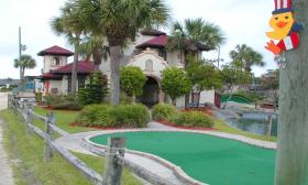 Fiesta Falls Miniature Golf is located next to La Fiesta Ocean Inn in St. Augustine Beach, FL.