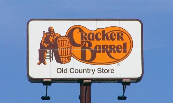 Cracker Barrel Old Country Store sign