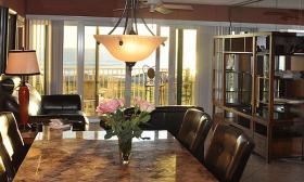Beautiful dining area at Pier Point South vacation rental in St. Augustine, FL. 