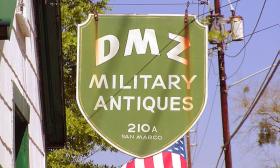 Here vacationers can find a wide range of military antiques and treasures! 