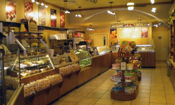 Interior of the chocolate store