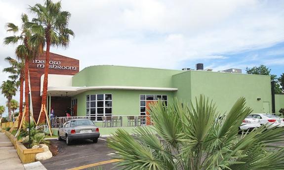 Mellow Mushroom is located on Anastasia Boulevard just over the Bridge of Lions.
