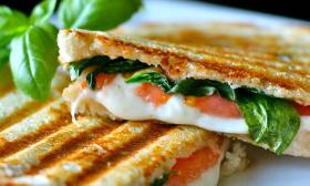 Panini sandwiches at the Dolce Cafe.