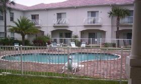 Saint Augustine Beach Vacation Rentals pool, at a condominium on Anastasia Island.