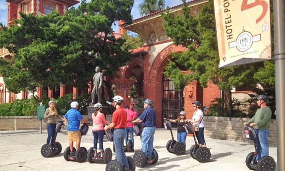 Take a segway tour through town with St. Augustine Bike Rentals.