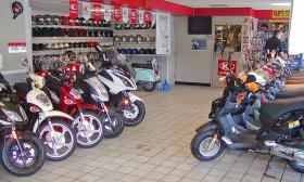 Solano Cycle offers a selection of various brands, sizes and styles of scooters.