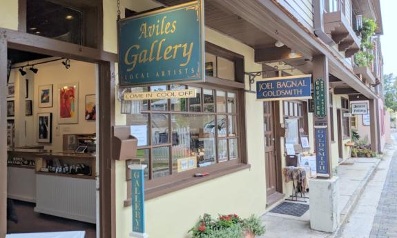 Joel Bagnal, Goldsmith, has space at Aviles Gallery on Aviles Street in St. Augustine.