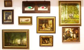 Some examples of the Lost Art Gallery's varied collection of fine art.