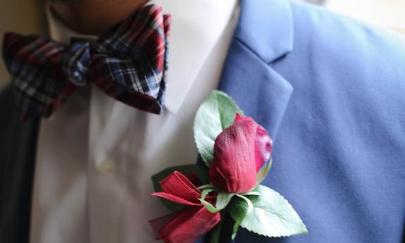 A groom, waiting. Photographed by Milo Davis in St. Augustine.