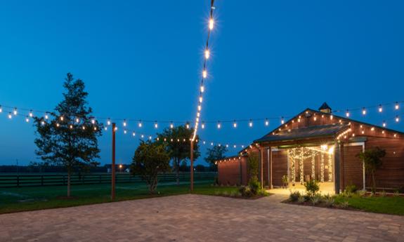 Nighttime twinkles at Kelly Farm in St. Augustine, FL