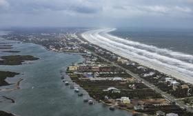 Views of the intracoastal and ocean while touring with First City Helicopters