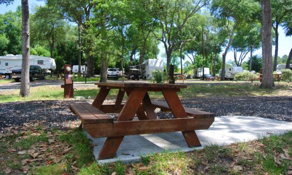 Pellicer Creek picnic grounds in St. Augustine.