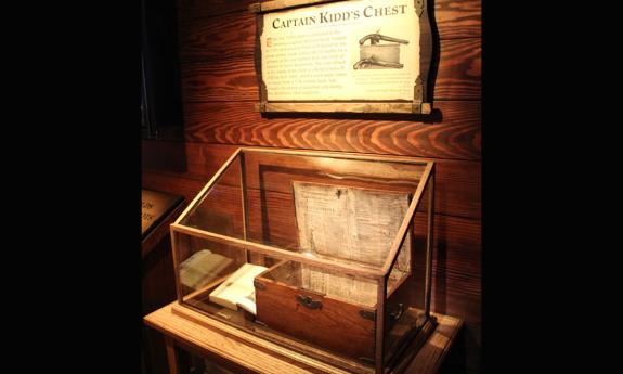 Guests can view pirate treasure in St. Augustine, Fl. 