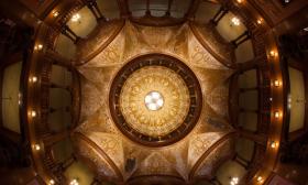 The rotunda dome at Flagler College in St. Augustine.