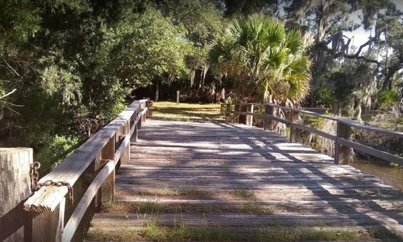 Bridge at Princess Place Preserve (photo by Scott Bells)
