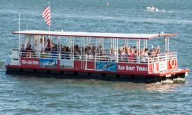 Red Boat Tours in St. Augustine is part of the water shuttle service.
