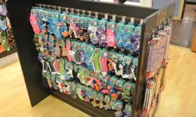 Rock On Socks has kid sizes in stock.