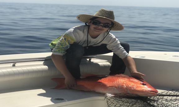 A fisherman with Sea Charters in St. Augustine, FL