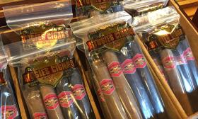 A pack of cigars from Stogies in St. Augustine, Florida for the tobacco connoisseur.
