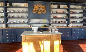 The interior Stubbees featuring their edible honey treats.
