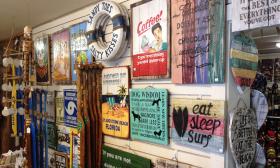 Sunburst Trading Company Shell Shop on St. Augustine Beach also offers gifts and decorative items for the home.