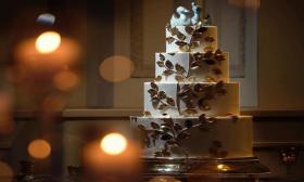 Wedding cake created by Sweet Weddings Cake Designs in St. Augustine, FL.