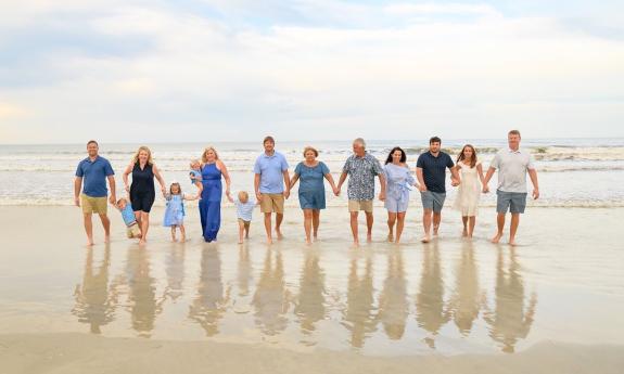 A Tarah Wellington Photography family shot taken in St. Augustine.