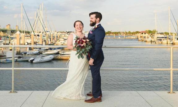 A Tarah Wellington Photography wedding shot taken in St. Augustine.