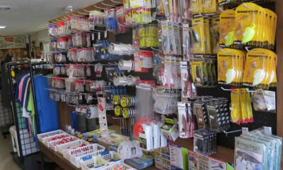 Stocked shelves and coolers are waiting for those who fish at Trout Creek Fish Camp in St. Augustine.