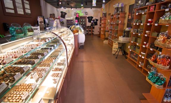 Inside Whetstone Chocolates 