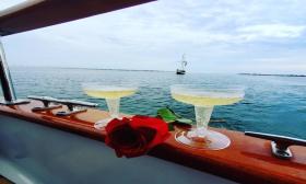 A toast on TH Charters yacht, "My Way"