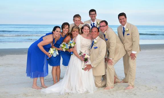 bridal party wedding photo 