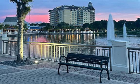 View from Trilogy Day Spa in the World Golf Village area of St. Augustine.