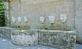 Fountain of faces in St. Augustine 