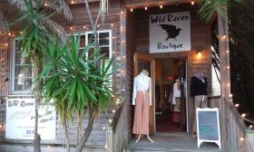 The Entrance to Wild Raven Boutique on Spanish Street in St. Augustine.