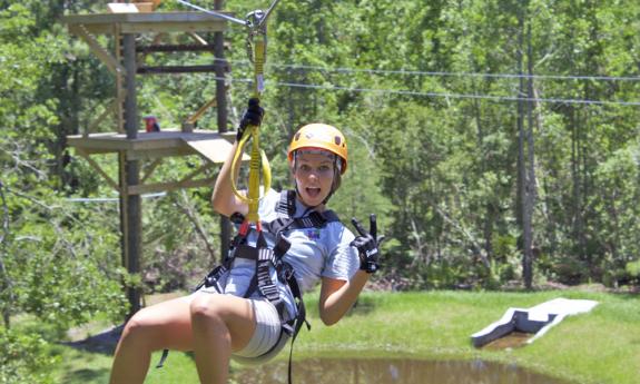 Guests can enjoy a tour of wild Florida and a great view of some of the exhibits at the St. Augustine Aquarium on the Castaway Canopy Adventure zip line.