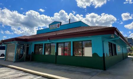 The exterior of the building at Global Bites