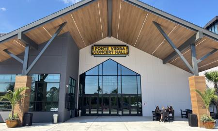 The exterior of the Ponte Vedra Concert Hall