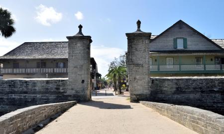 St. Augustine's City Gate in the morning, taken by Paul Brennan